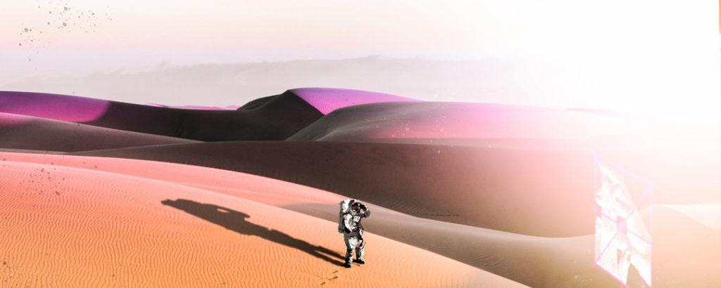 Astronautti aavikolla / Astronault in the desert