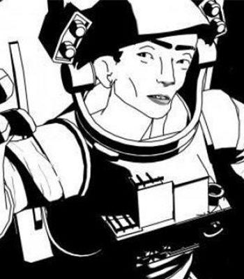 Animoitu astronautti / Animated astronaut