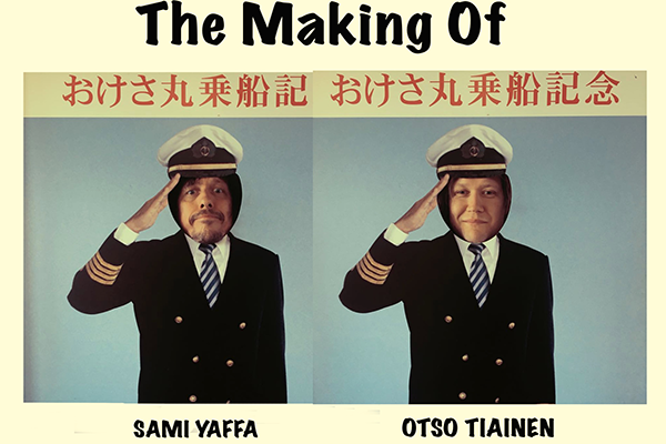 Sami Yaffa ja Otso Tiainen kapteenin hatut päässä. Teksti The Making Of