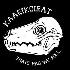 Kaarikoirat, mustavalkoinen logo.