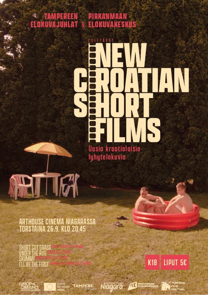 New Croatian Short Films, uusia kroatialaisia lyhytelokuvia. Arthouse Cinema Niagarassa torstaina 26.9. klo 20:45. K18, liput 5 €.