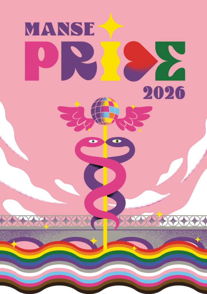 Manse Pride 2026 grafiikkajuliste.